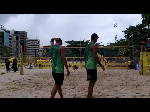 RICARDO/BA e VITOR FELIPE/PB 2 x 0 RENATO/PB e RAFAEL/PB