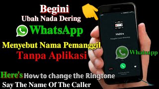 Download lagu Cara Membuat Notifikasi Panggilan Whatsapp Menyebut Nama Penelpon mp3