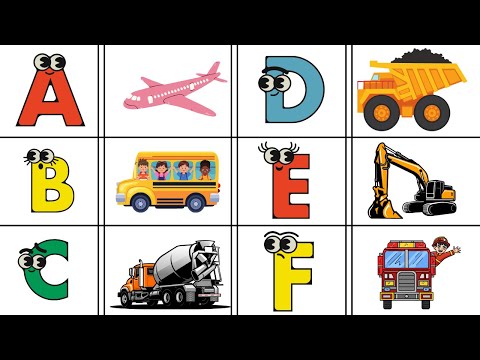 ABC Vehicles Song 🚗🚁🚢 | Fun Alphabet Song for Kids | A to Z Transport Learning!