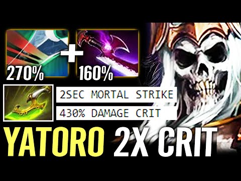 🔥 YATORO Wraith King 2x Crit — SE + Mortal Strike TI Winner Carry HARD PUB Game Dota 2 Pro