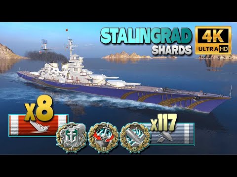 Cruiser Stalingrad: 8 ships destroyed - World of Warships