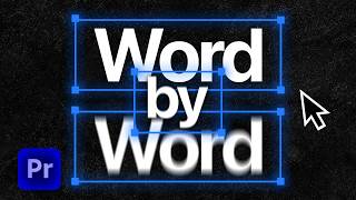 How to Make Word by Word Captions in Premiere Pro 2026