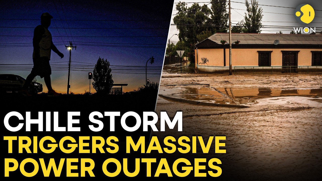 Chile Hit by Massive Storm:500,000 Without Power, Homes Damaged, Thousands Evacuated Amid Heavy Rain