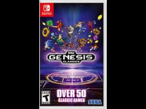 Sega Genesis Classics Unboxing (Over 50 Classic Games) Nintendo Switch
