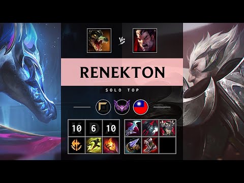 Renekton Top vs Darius - TW Master Patch 25.14