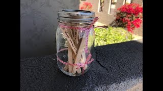 Valentines day mason jar diy