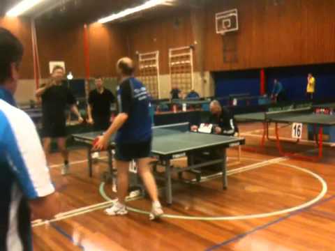 Laatste punt Finale Drentse kampioenschappen Tafeltennis 2012 Dubbel E