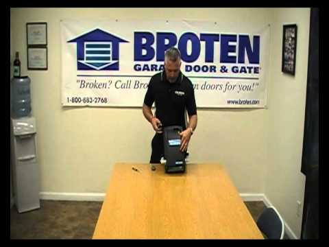 How to code a Marantec or Broten Garage Door transmitter