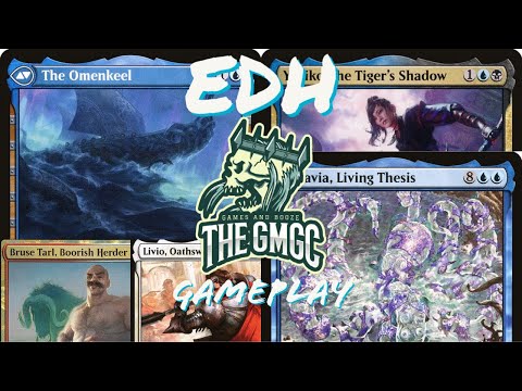 EDH gameplay! Livio and Bruse vs Octavia vs The Omenkeel vs Yuriko