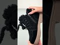 Ботинки женские замшевые мех 593246 Черные Відео