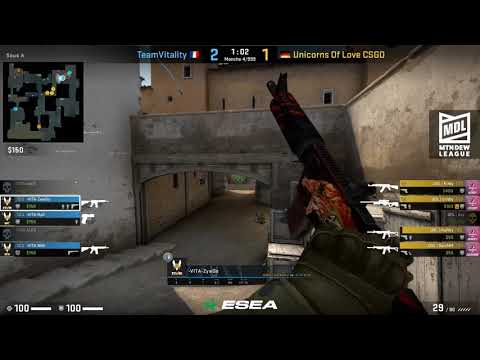 [FRENCH] ESEA MDL SEASON 30 VITALITY VS UNICORNS OF LOVE | DUST 2 | CSGO 2019