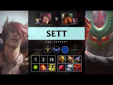 Sett Support vs Nautilus - EUW Diamond Patch 25.06