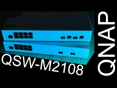 QNAP 8 prievadas 2,5 Gbps, 2 prievadas 10 Gbps SFP+ QSW-M2108-2S Žiniatinklio valdomas stalinis kompiuteris Maitinimo tipas Adapteriai video