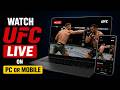 How To Watch UFC Live On PC Or Mobile Free Paid Methods UFC Live Stream Free Watch UFC Fight