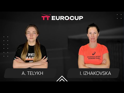07:00 Anastasiia Telykh - Inha Izhakovska 12.10.2025  TT Euro.Cup Women Ukraine Star. TABLE 3