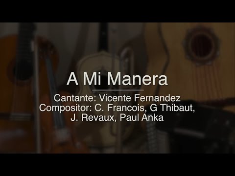 A Mi Manera - Puro Mariachi Karaoke - Vicente Fernandez (Un Azteca En El Azteca) -Tono Hombre