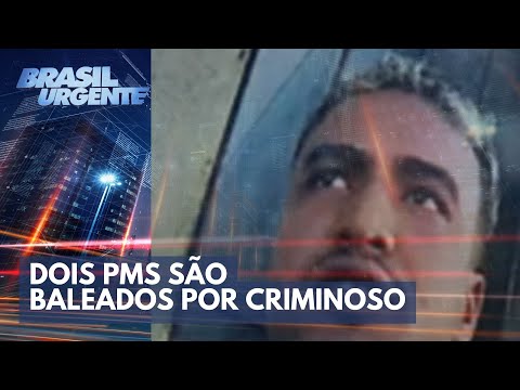 Homem rendido desarma PM, atira em 2 policiais e foge em SP; veja vídeo.