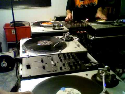 DJ Twist1 & T-Wax DMC practice session 1