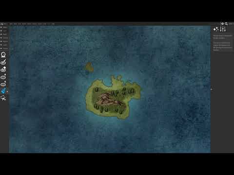 How to make a map using Wonderdraft Part 4 Color Brushes