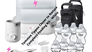 #vlogmas day 3: unboxing and Review Tommee Tippee Closer to Nature Complete Baby Feeding Set