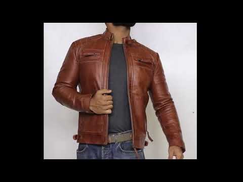 Vintage men leather jackets