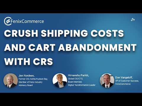 Crush Shipping Costs and Cart Abandonment with CRS