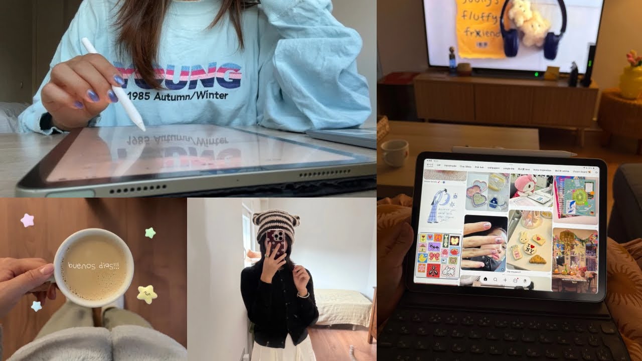 語学勉強ヲタクな社会人vlog🍓📓| ZARA HOME 購入品🪞Pinterest, バレットジャーナル etc…