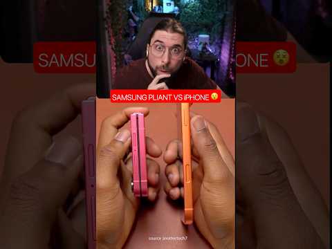 SAMSUNG PLIANT VS iPHONE 📱