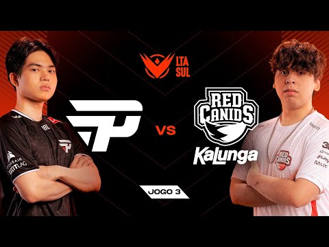 RED x PAIN (Jogo 3) | LTA Sul 2025 - Etapa 3 |  RED Canids Kalunga x paiN Gaming | Md5