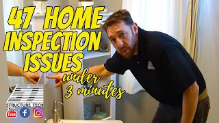 47 Home Inspection Issues in Under 3 Minutes