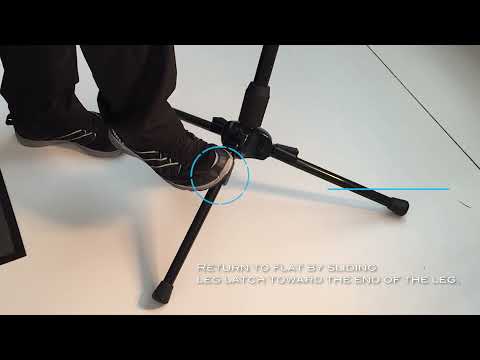 Triad-Orbit T3 Mikroständer – Schwarz, Stabile Stahlkonstruktion, Höhenverstellbar Bis 180 Cm