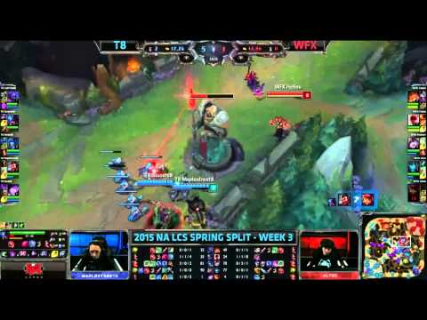 [Highlights] Team 8 vs Winterfox NA LCS Spring 2015 W3D2   T8 vs WFX