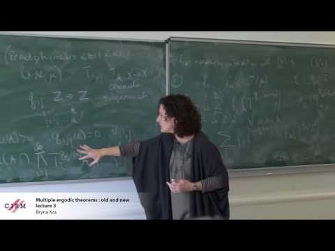 Bryna Kra :  Multiple ergodic theorems: old and new - lecture 3