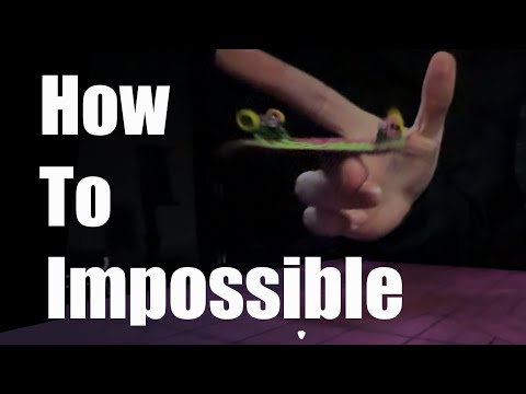 Impossible Trick Tutorial - How to do Impossible on a tech deck or Fingerboard