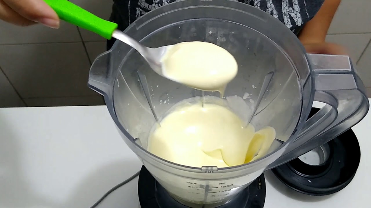 Watch Now MAIONESE DE CREME DE LEITE COM 2 INGREDIENTES! MAIONESE DE CREME DE LEITE COM 2 INGREDIENTES!