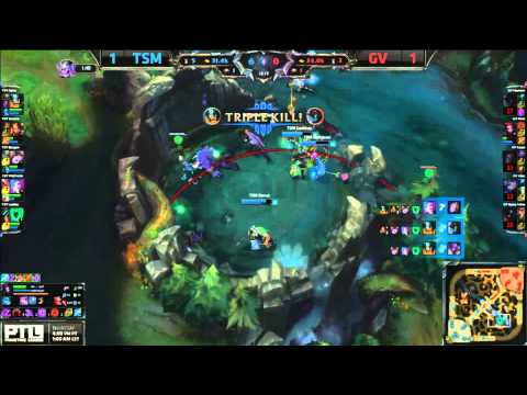 TSM vs GV Highlights NA LCS Quarter Finals Day 2 August 9th, 2015