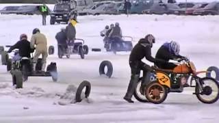 preview picture of video 'Pajiesmeniai 2011 auto moto varzybos ant ledo'
