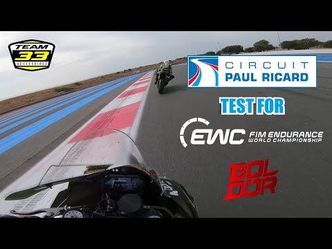 Elbow down at 175 km/h 🤯 I Circuit Paul Ricard I Boldor test EWC