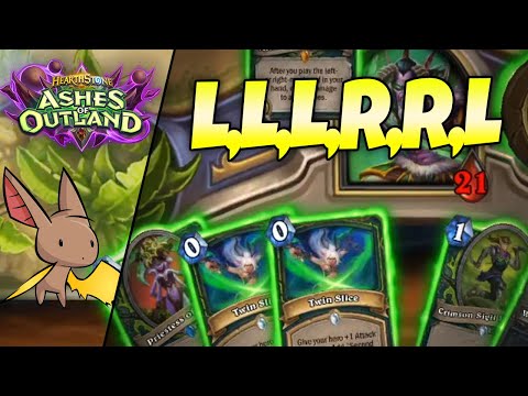 New HS Cheat Code - LLLRRL ft. Amnesiac/Zalae/Gallon | Firebat Hearthstone | Ashes of Outland