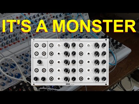 Equalizer as an instrument - Serge Modular VC Resonant Equalizer demo