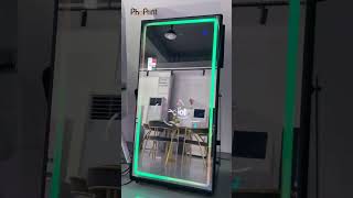 Behind the Magic Mirror Photo Booth📸#weddings #photobooth #events #party #phoprint #factory