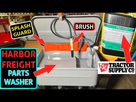 Harbor Freight Parts Washer - Tractor Supply Degreaser - Best Modifications