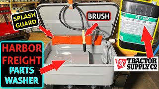 Harbor Freight Parts Washer - Tractor Supply Degreaser - Best Modifications