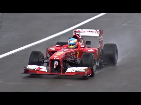 Ferrari F1 F138 Ex Alonso - EPIC V8 SOUNDS!!