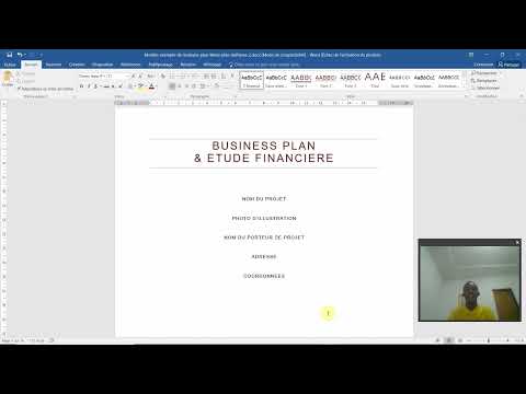 , title : 'Cours: Comment rédiger un Business plan? Exemple d'un projet réel'