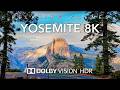 Driving In California Yosemite In 8K HDR Dolby Vision At Sunset