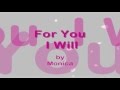 For You I Will  || Lyrics ||  Monica