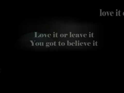 Asaf Avidan    Love it or Leave it lyrics video