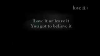 Asaf Avidan    Love it or Leave it lyrics video
