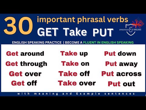 30 common phrasal verbs with the words COME LOOK GO used in daily English conversation